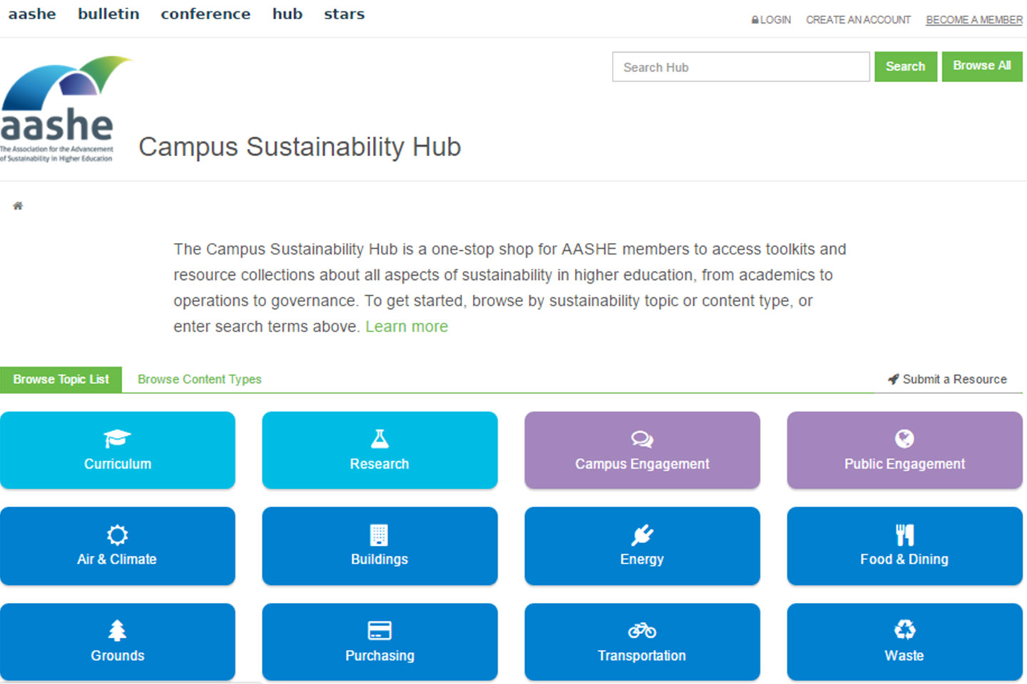 Campus Sustainability Hub - The Association For The Advancement Of ...